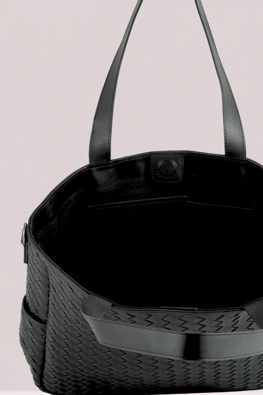 Nico Woven Leather Tote
