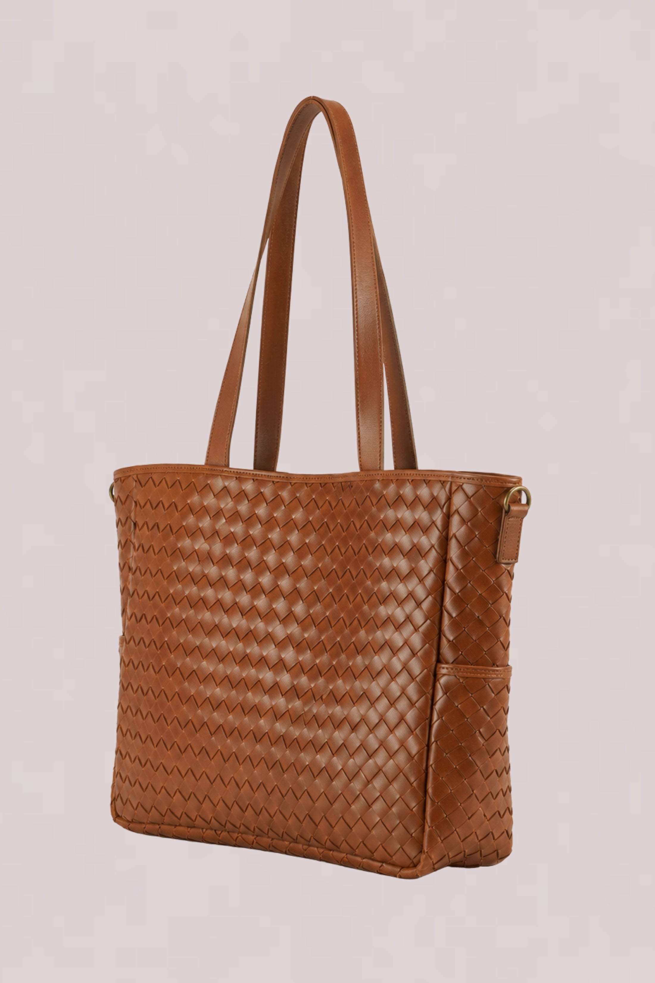 Nico Woven Leather Tote